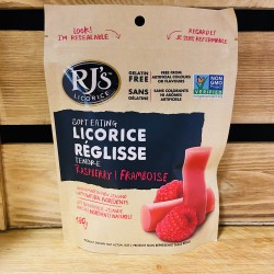 RJ’s Soft Eating Licorice, Raspberry (180g)