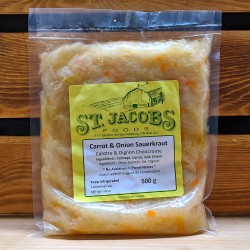 St. Jacobs Foods - Carrot & Onion Sauerkraut (500g)