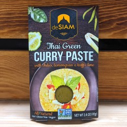 de Siam - Thai Green Curry Paste with Chilies, Lemongrass & Kaffir Lime (70g)